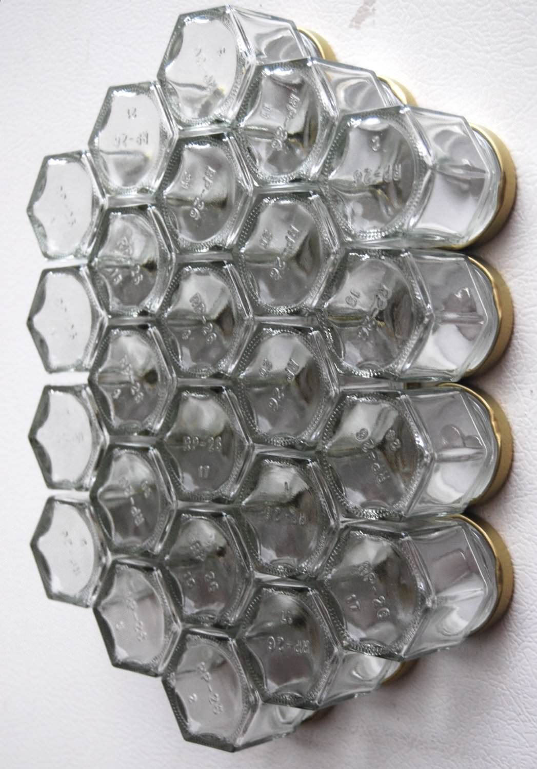 glass spice storage