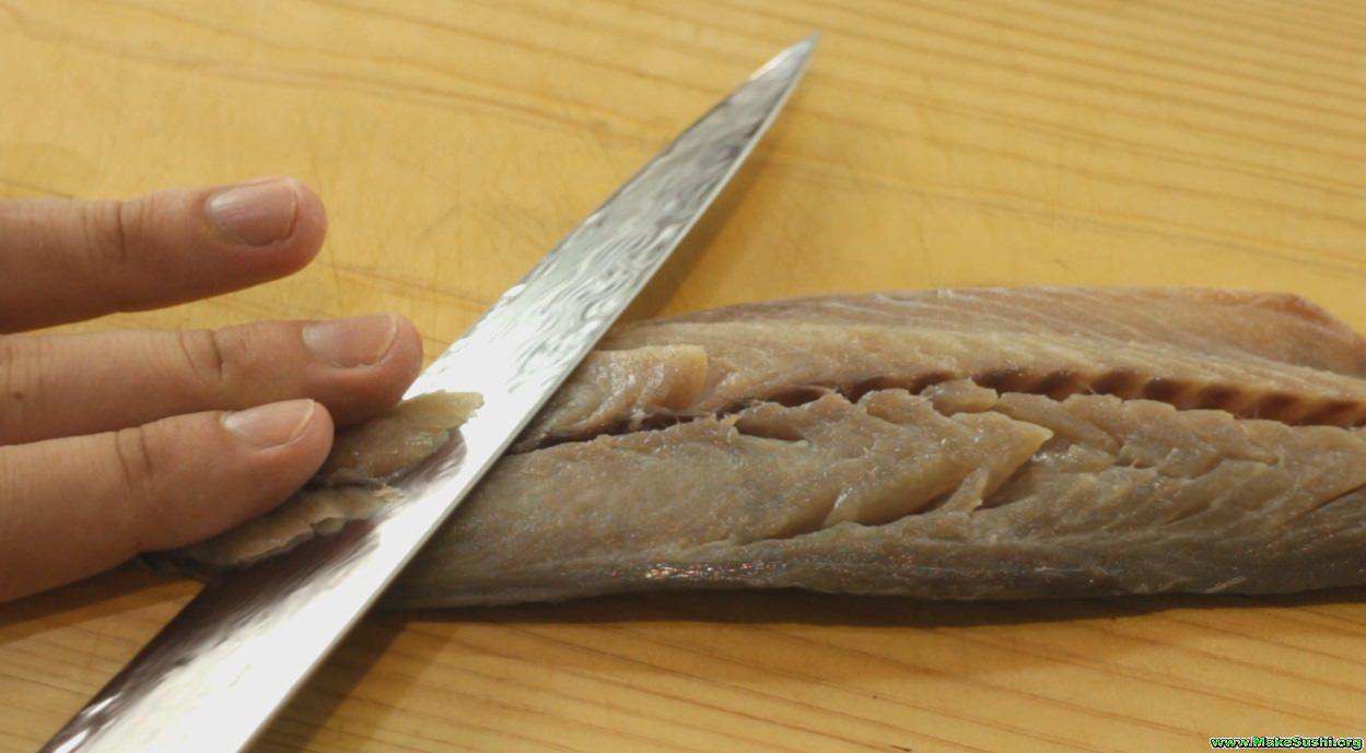 Mackerel sashimi recipe Make Sushi