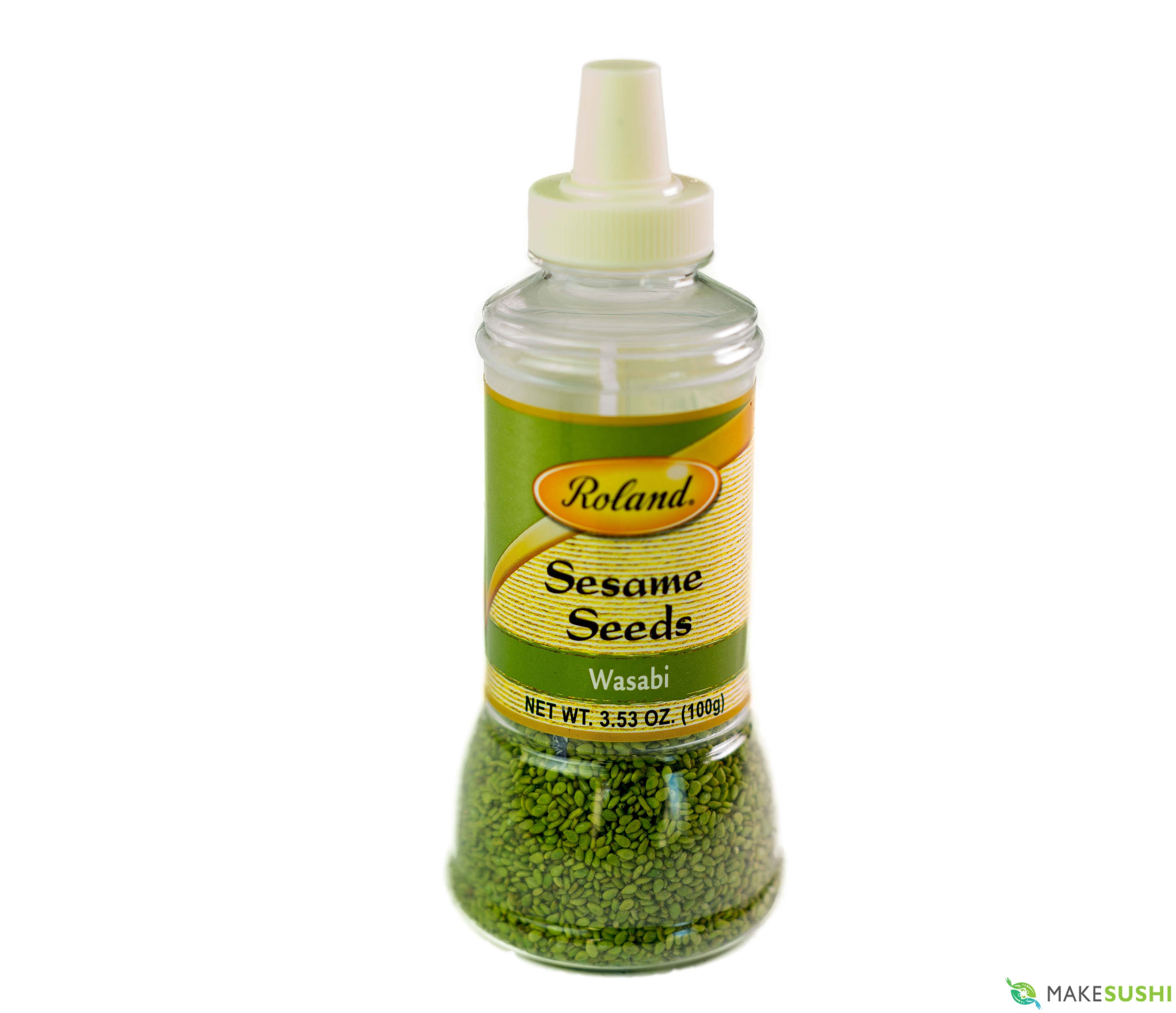 Wasabi Sesame seeds Make Sushi