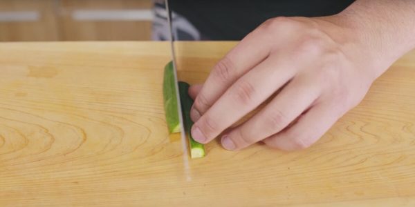 Cutting Cucumber