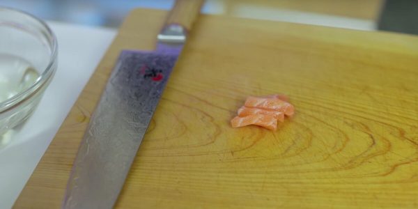 Cutting Salmon