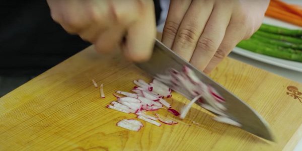 Preparing Radish