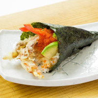 Soft Shell Crab Temaki Sushi Recipe